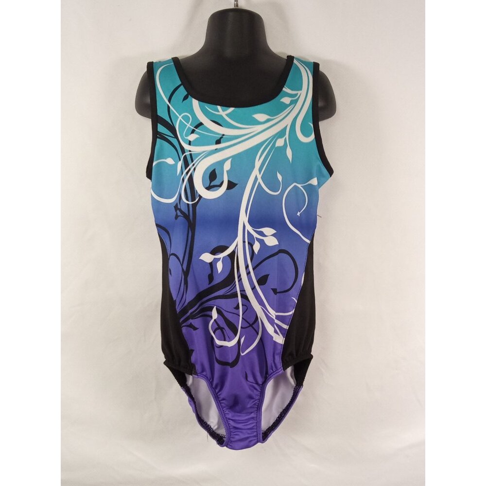 Danskin Now Girl's Purple Blue Leotard Girl's Medium (7/8)
